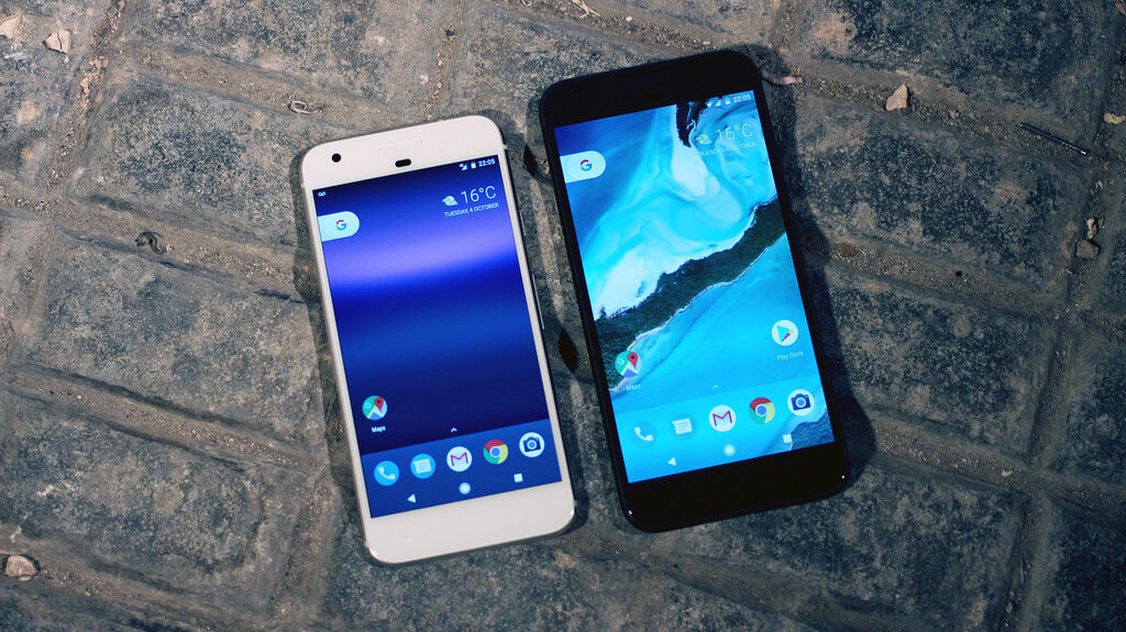 Google Pixel und Pixel XL Smartphone